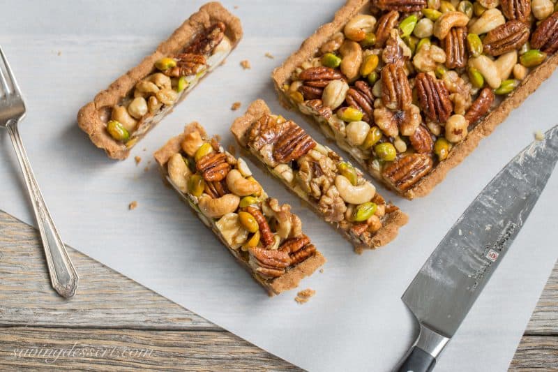 Bourbon & Butterscotch Nut Tart