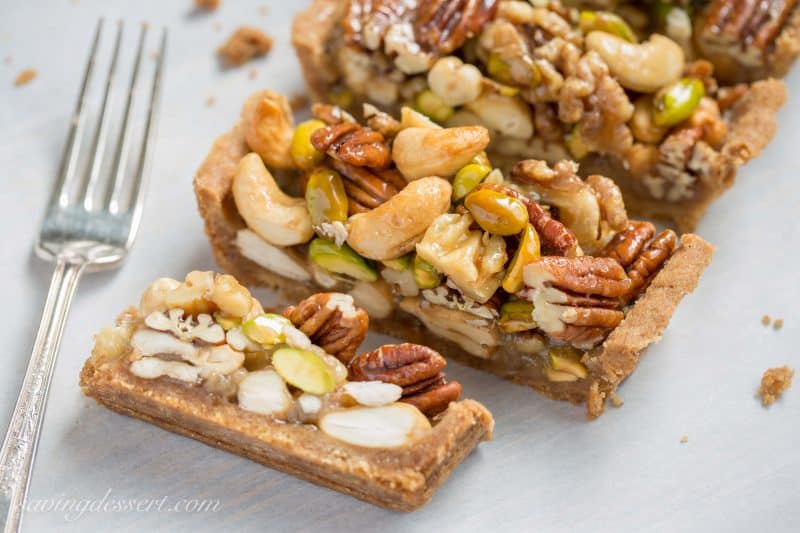 Bourbon & Butterscotch Nut Tart