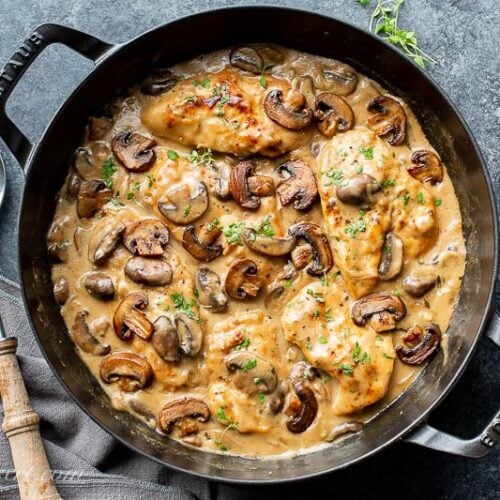 Saucy Instant Pot Chicken Marsala - Crunchy Creamy Sweet