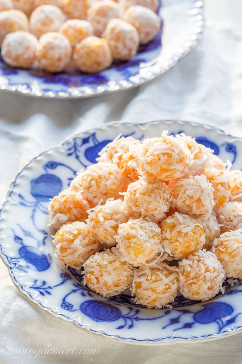 No Bake Coconut Apricot Balls