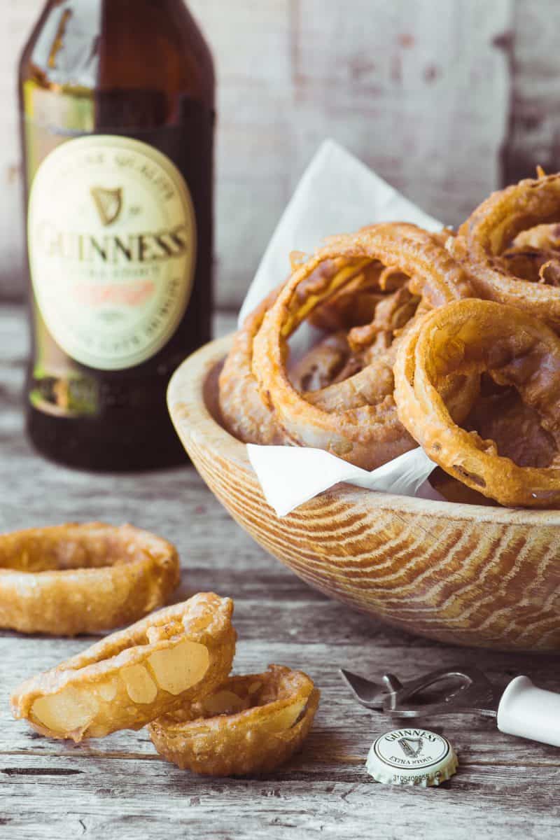 Guinness Battered Onion Rings from The View from Great Island