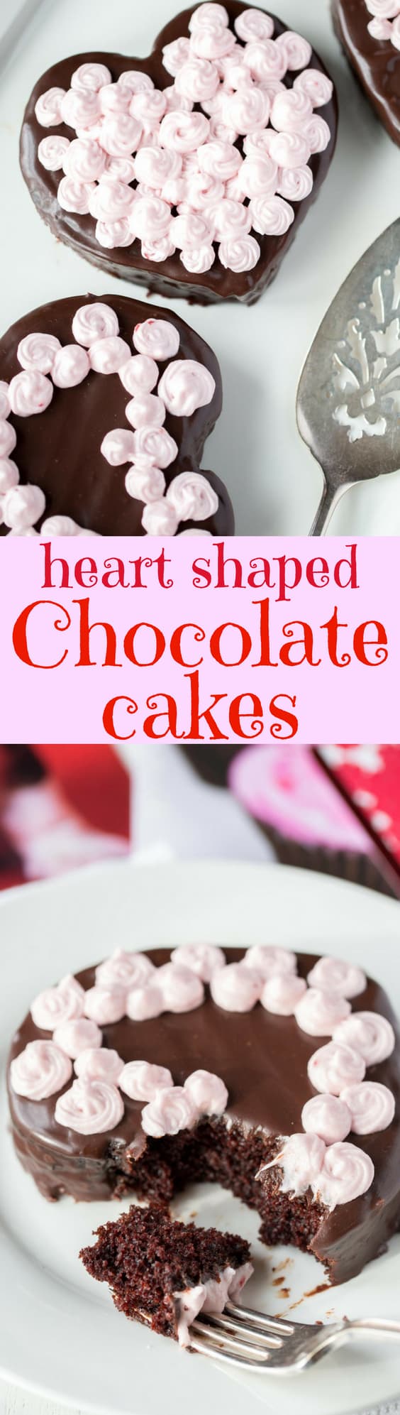 Heart Shaped Chocolate Cake - A deliciously moist chocolate cake that is dairy and egg-free. No mixer required and it's great eaten warm or cold. A truly versatile recipe great baked as a cupcake or in a pan. www.savingdessert.com