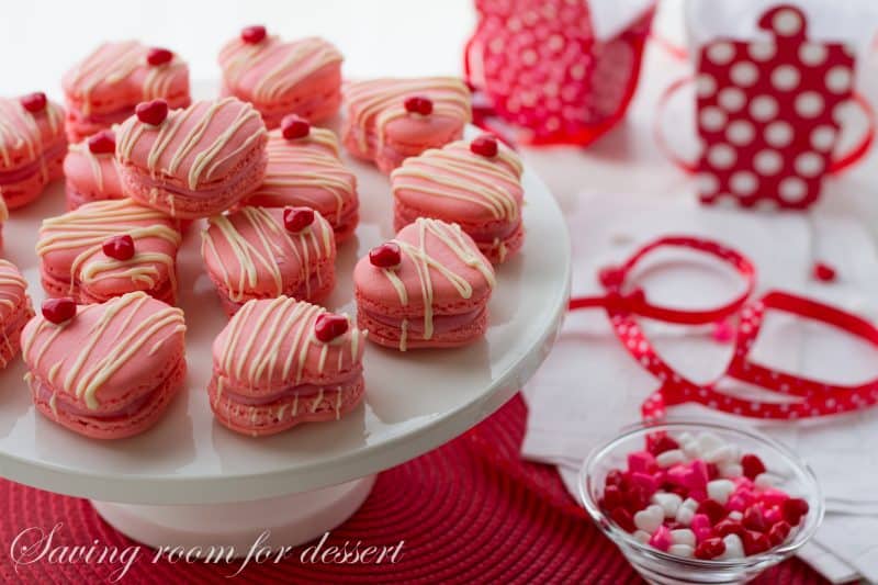 Raspberry Macarons