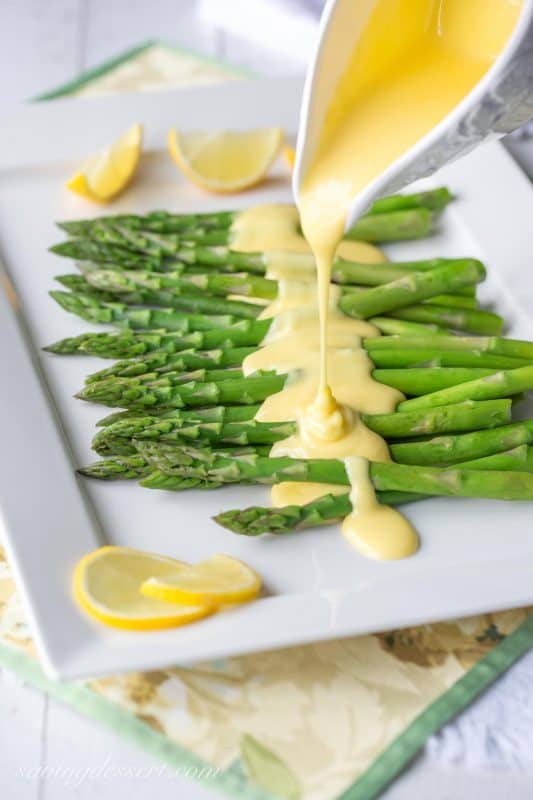 Fresh Spring Asparagus with Hollandaise Sauce