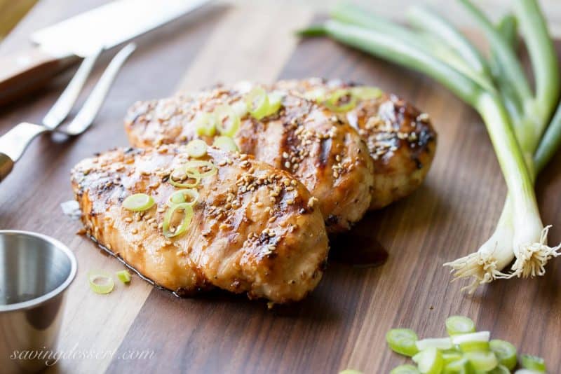 Seasame-Ginger Grilled Chicken