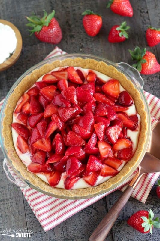 No-Bake-Fresh-Strawberry-Cream-Cheese-Pie-7