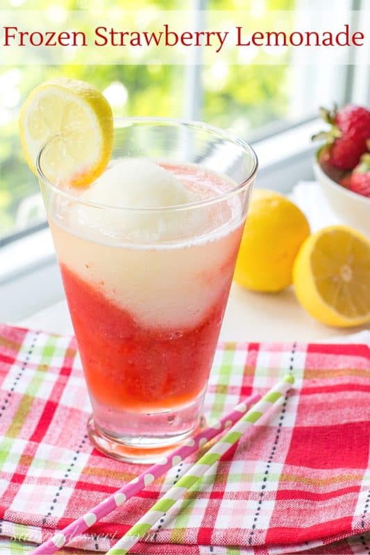 Frozen Strawberry Lemonade