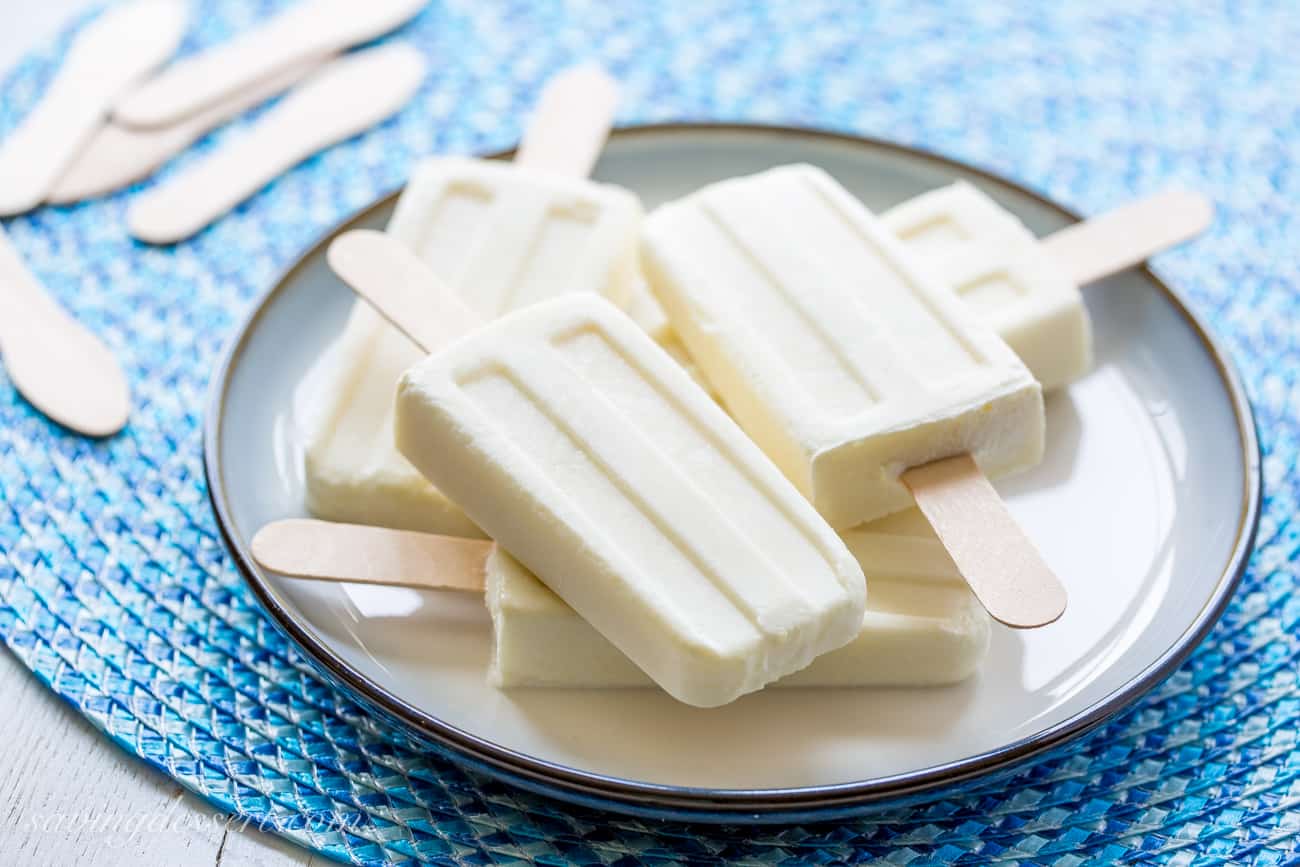 Coconut Pineapple Popsicles Saving Room for Dessert