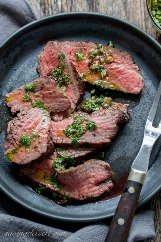 Tri-Tip Roast with Chimichurri Sauce