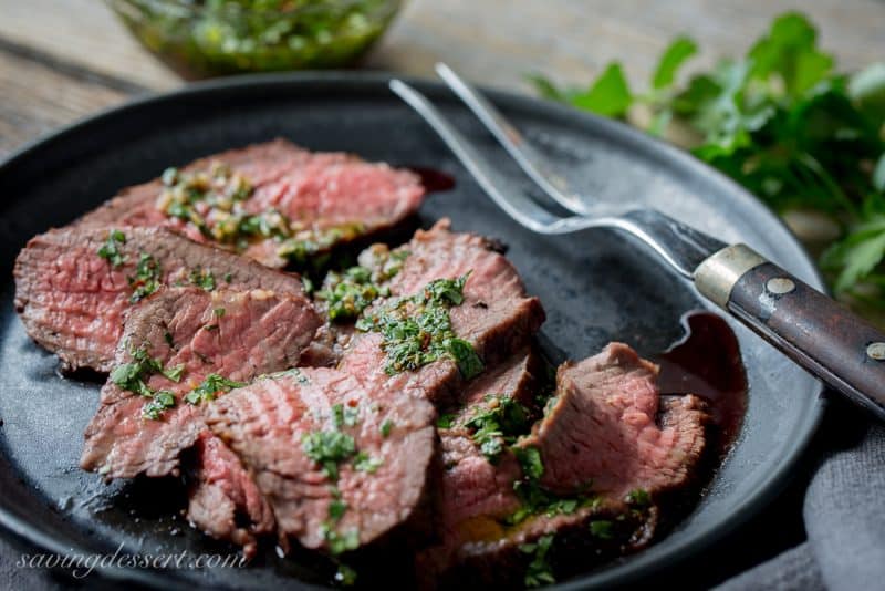 Tri-Tip Roast with Chimichurri Sauce