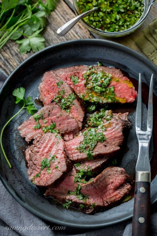 Tri-Tip Roast with Chimichurri Sauce