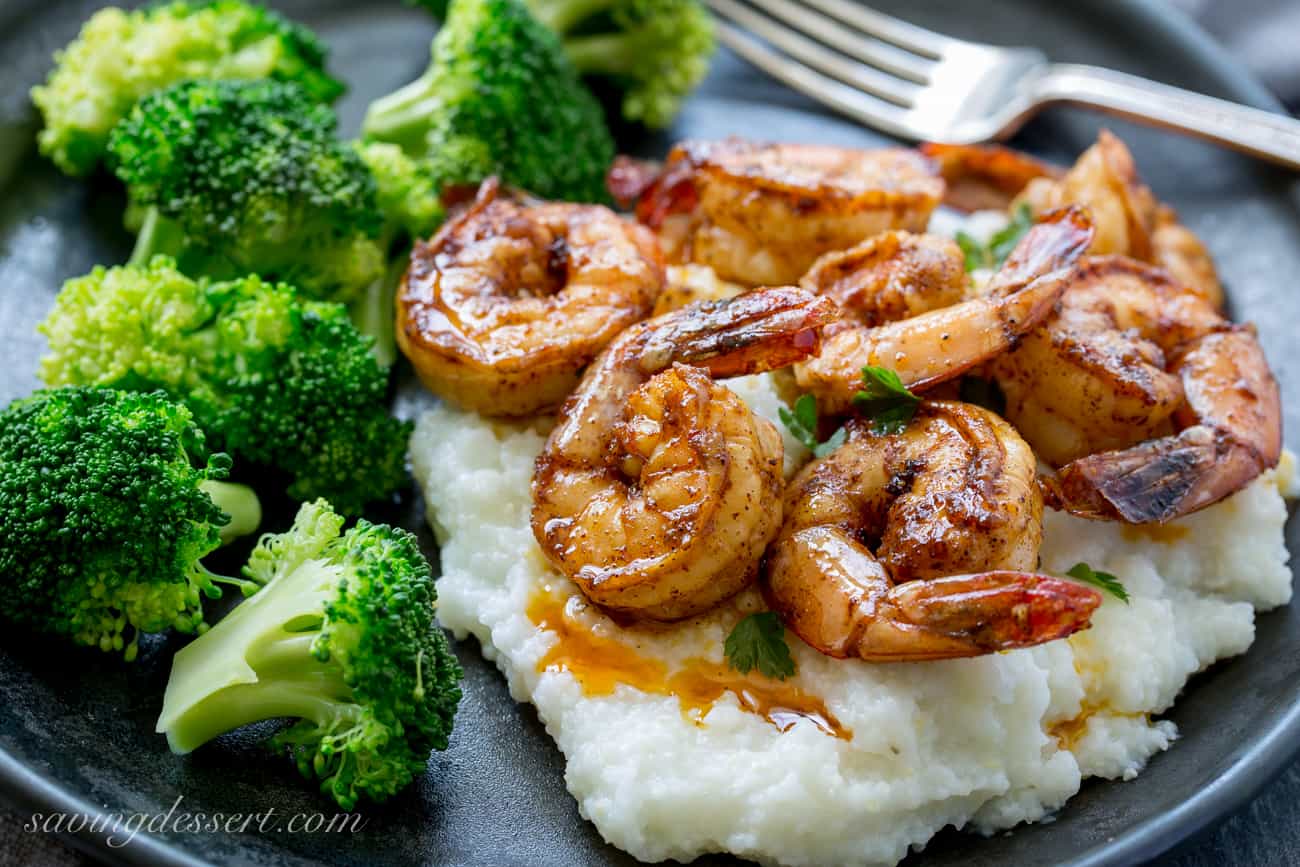 Chili Garlic Shrimp Saving Room for Dessert