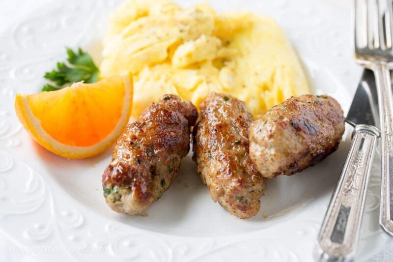 Homemade Breakfast Sausages - are easy to make with just a few fresh ingredient, and they taste wonderful!