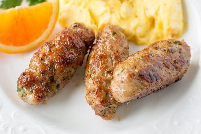 Homemade Breakfast Sausages - are easy to make with just a few fresh ingredient, and they taste wonderful!