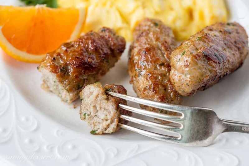 Homemade Breakfast Sausages - are easy to make with just a few fresh ingredient, and they taste wonderful!