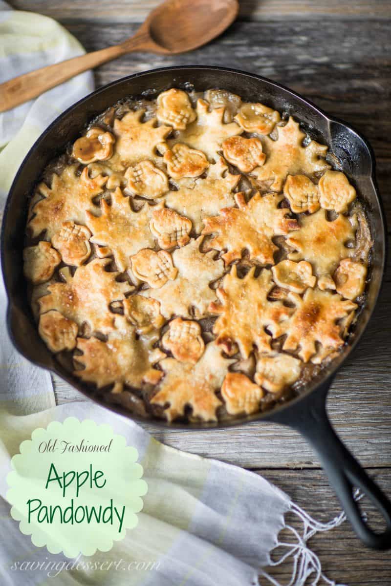 Apple Pandowdy (or Apple Pan Dowdy) is an old-fashioned skillet apple pie dating back to the early 1800’s. www.savingdessert.com