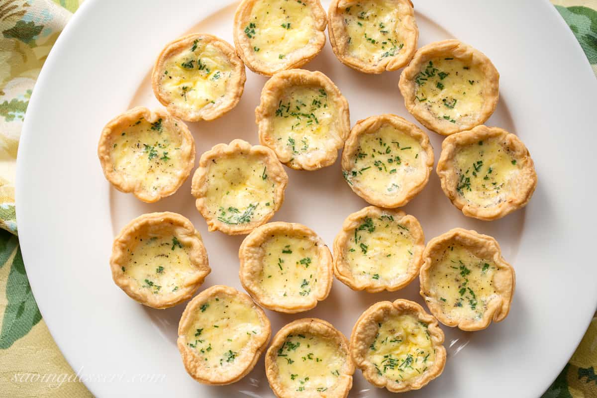 Mini Cheese Quiche Recipe - Saving Room for Dessert