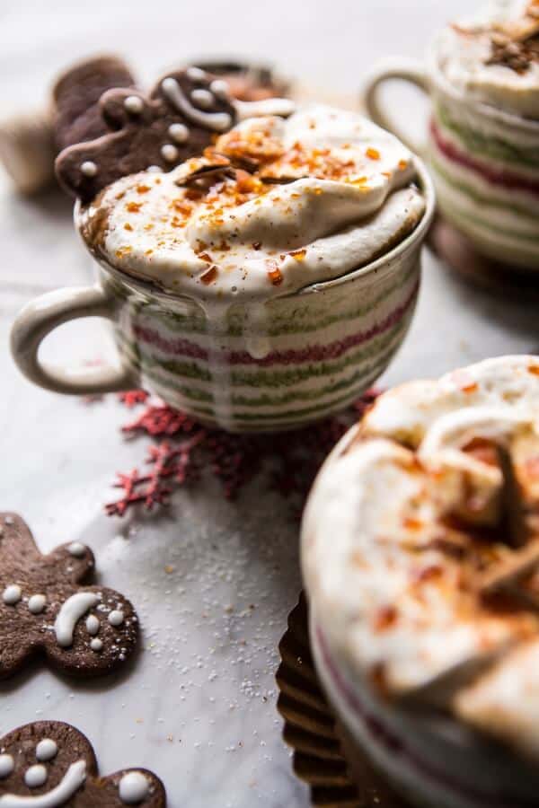 Gingerbread Latte with Salted Caramel Sugar 