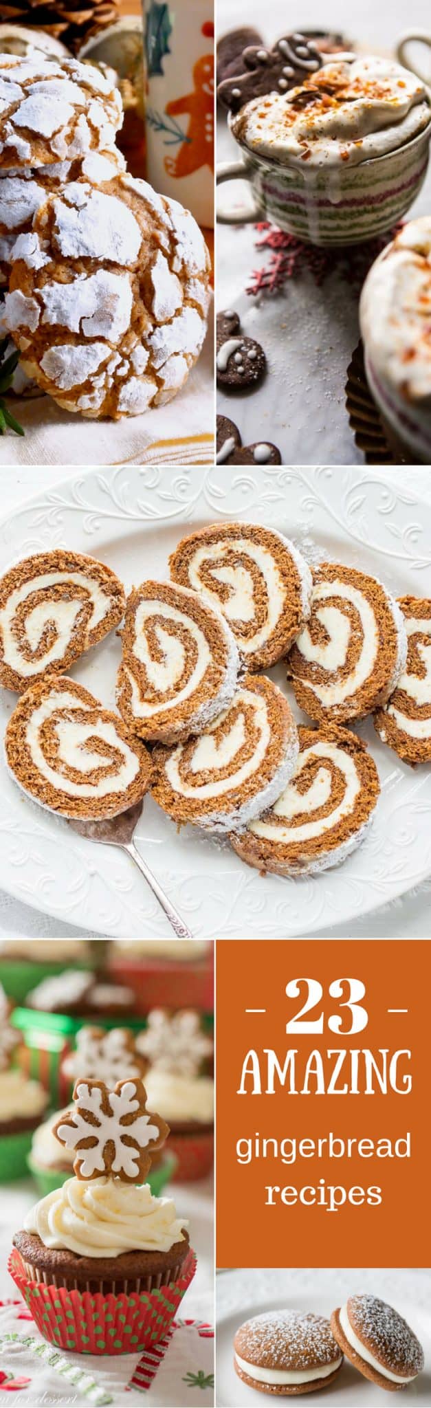 23 Amazing Gingerbread Recipes from a few amazing bloggers | www.savingdessert.com