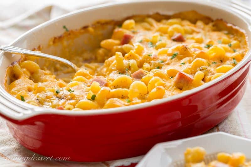 easy mac and cheese with ham