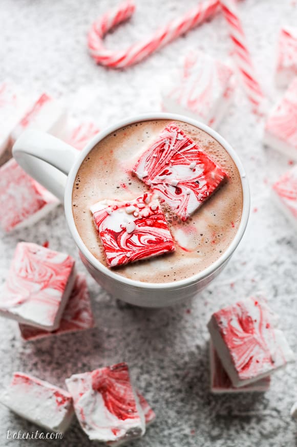 Peppermint Marshmallows from Bakerita