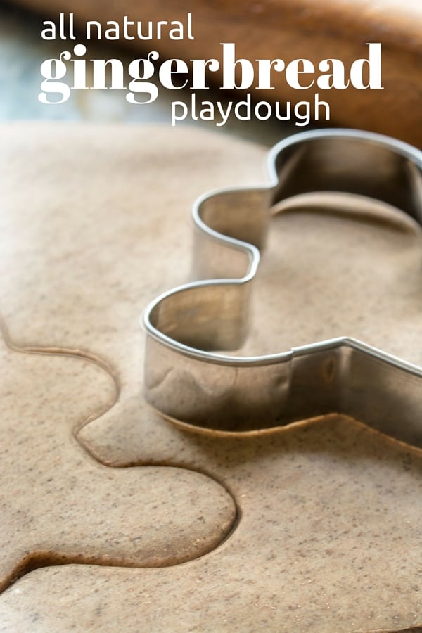 All-Natural Gingerbread Playdough