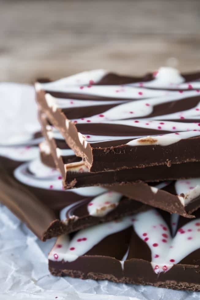 How to Make Swirled Chocolate Bark ~ from The View from Great Island