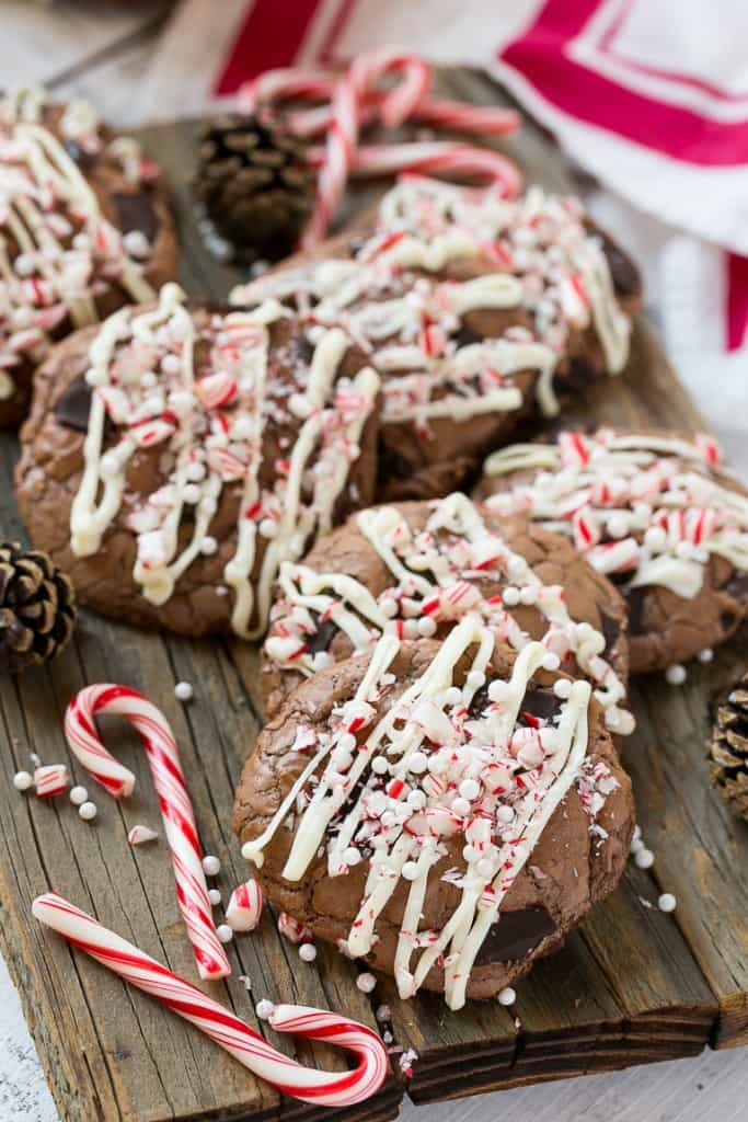 Peppermint Bark Cookies ~ from Dinner at the Zoo
