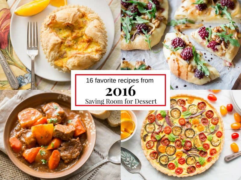 16 of our favorite recipes from 2016 - www.savingdessert.com