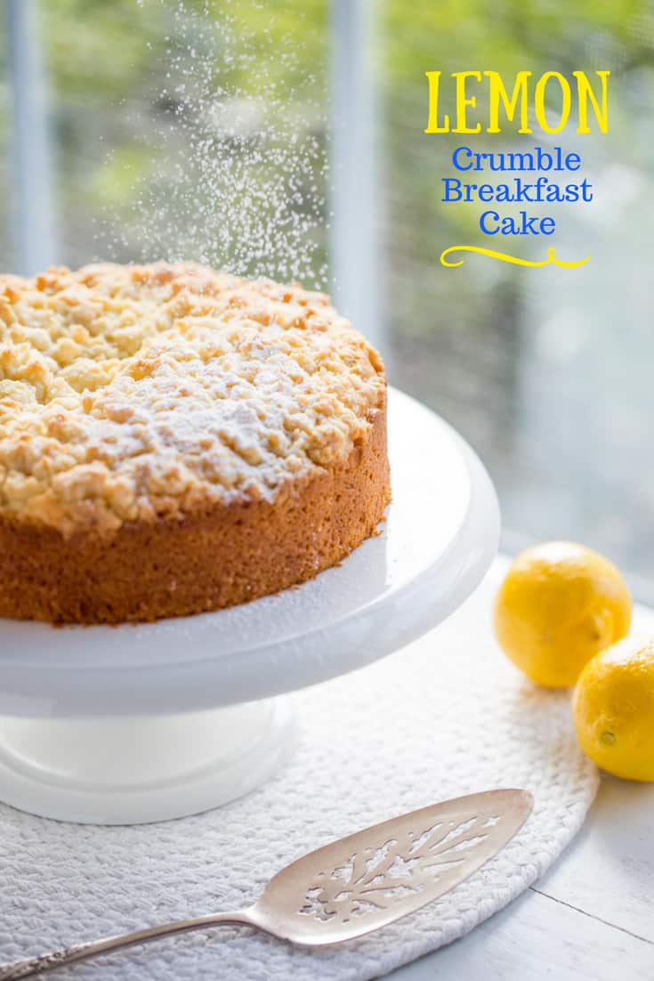 this cake is loaded alongside brilliant lemon flavour Lemon Crumble Breakfast Cake