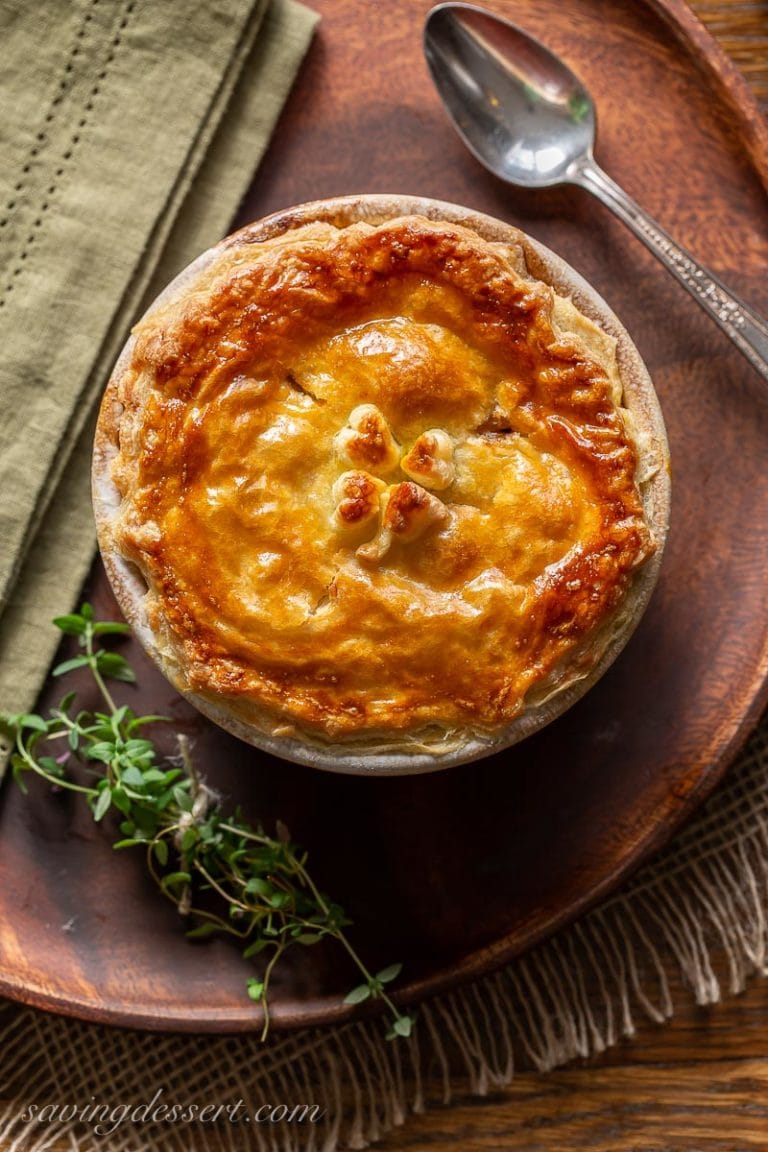 Beef and Stout Pies Saving Room for Dessert