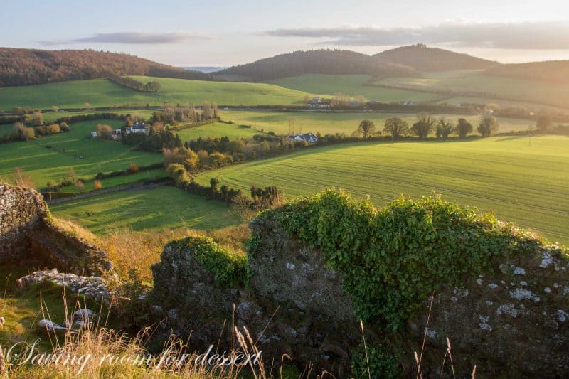 Taken near Portlaoise Ireland from the ruins of the Rock of Dunamase Castle. www.savingdessert.com