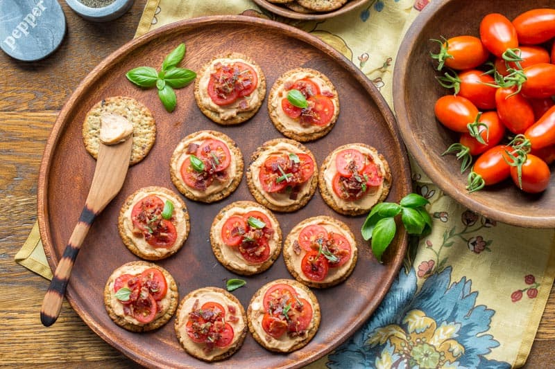 Mini BBQ BLT Appetizers Saving Room for Dessert