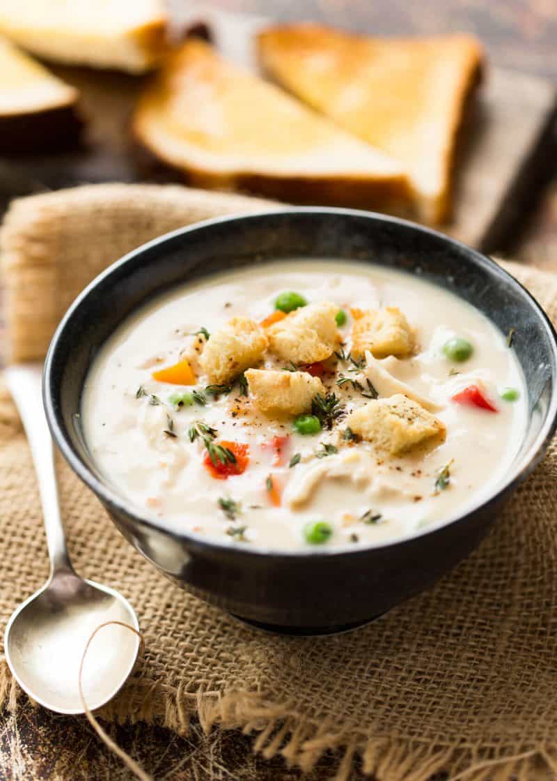 23 Delicious Soup Recipes perfect for fall cooking that will warm your bones, and fill you up with fresh, healthy, seasonal ingredients. savingdessert.com #savingroomfordessert #soup #healthysoup