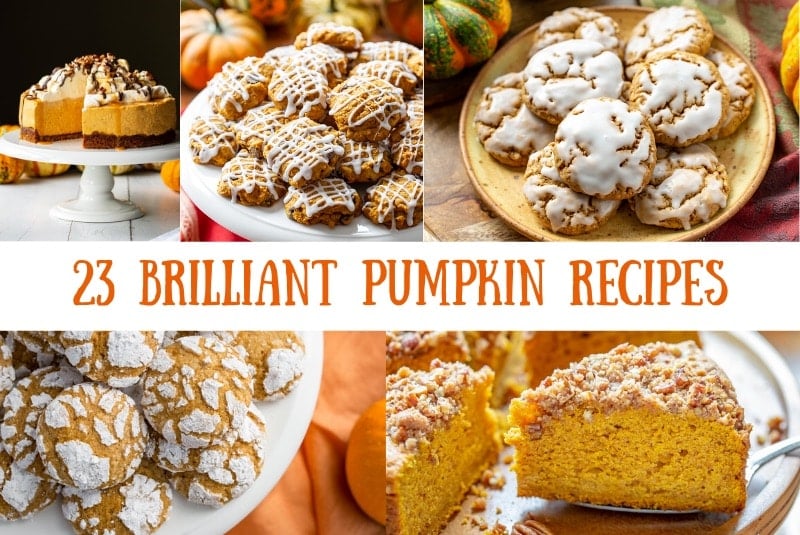 23 Brilliant Recipes using Canned Pumpkin Saving Room for Dessert