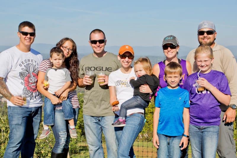 Apple Picking on Carter Mountain Virginia October 2017