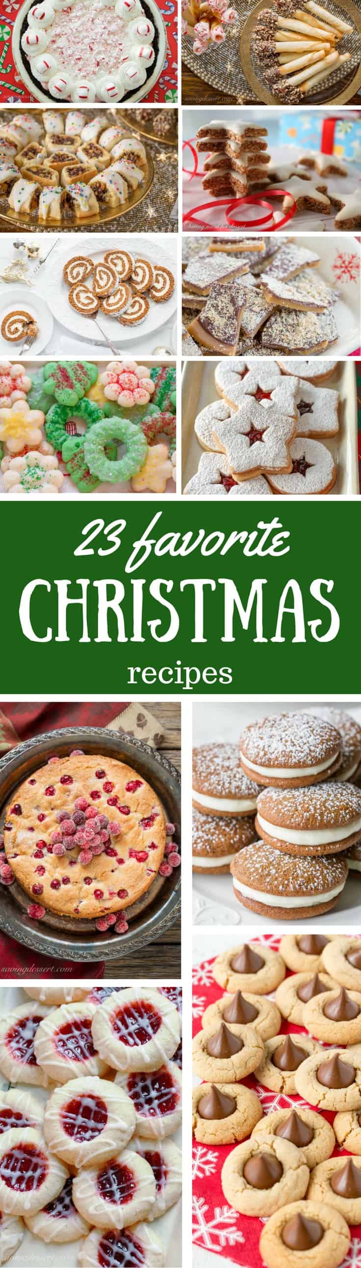 A pin-able photo collage with Christmas cookies