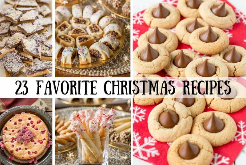 Collage of Christmas cookies