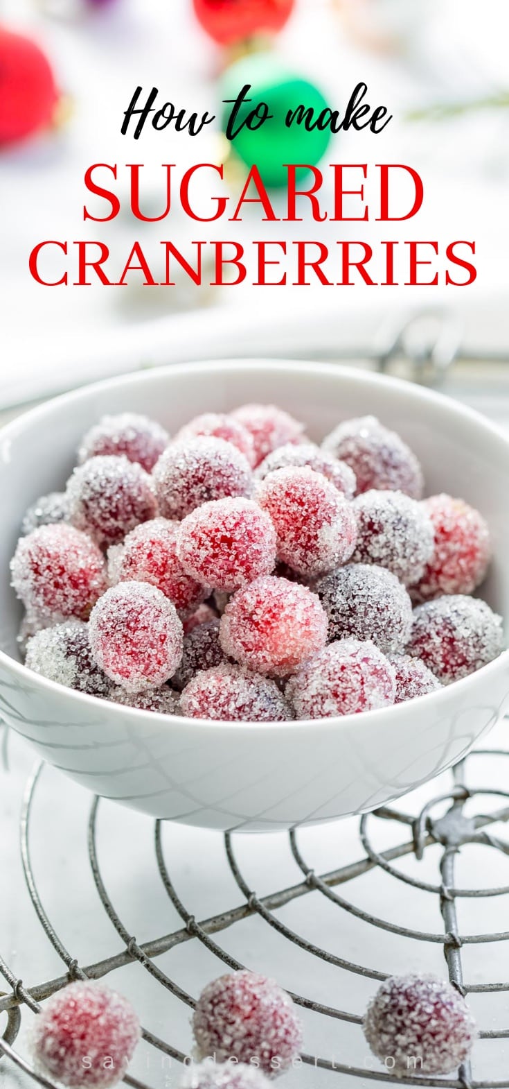  Sugared Cranberries add together that something exceptional to your vacation recipes How to brand Sugared Cranberries