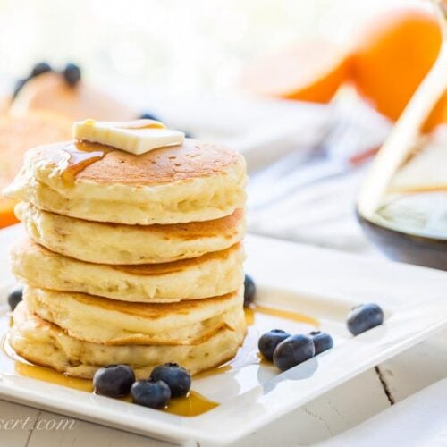 Light Fluffy Ricotta Pancakes Saving Room For Dessert