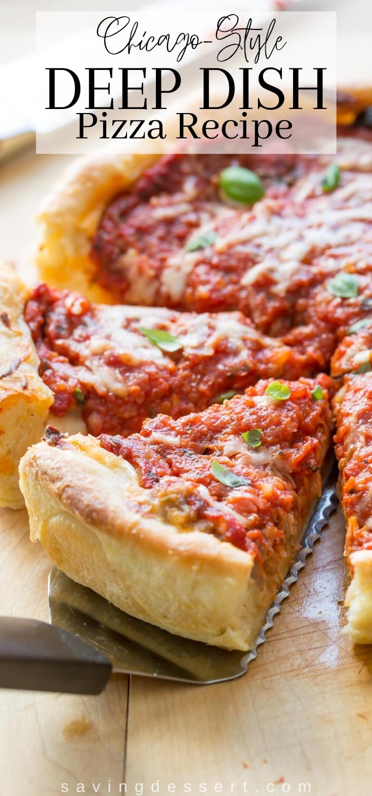 Chicago-Style Deep Dish Pizza : Recipes : Cooking Channel Recipe