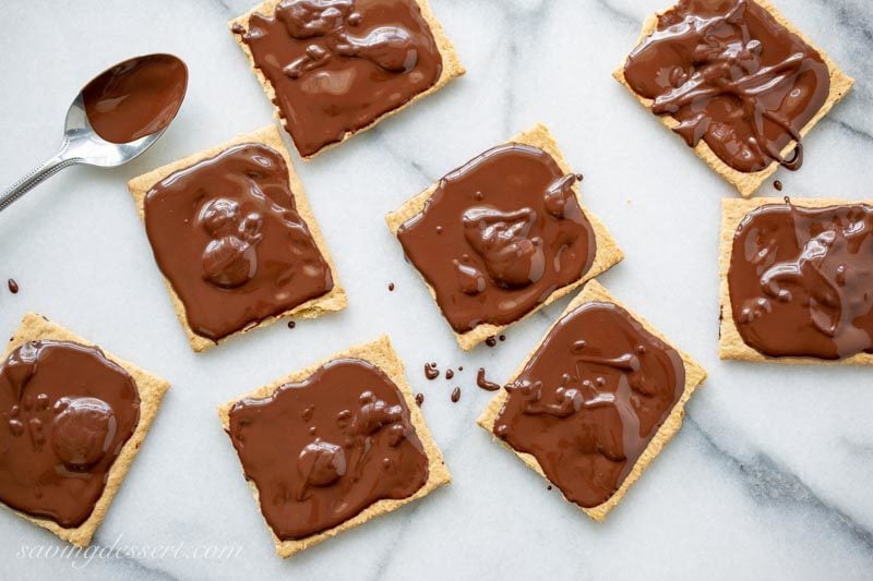 chocolate covered graham crackers