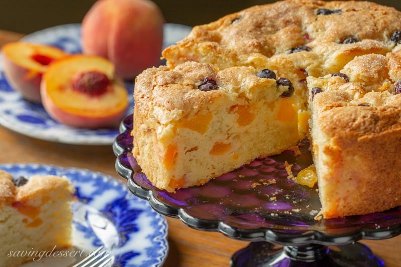 Fresh Peach Breakfast Cake