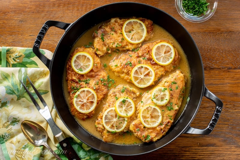 Chicken Francese (Chicken French) - Saving Room for Dessert