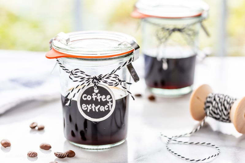 How to make homemade Coffee Extract - Saving Room for Dessert