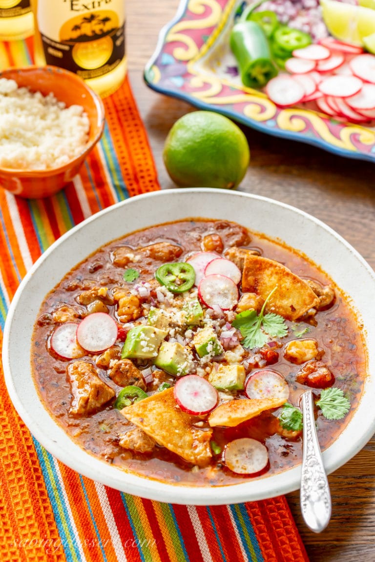 SlowCooker Pork Posole Recipe Saving Room for Dessert