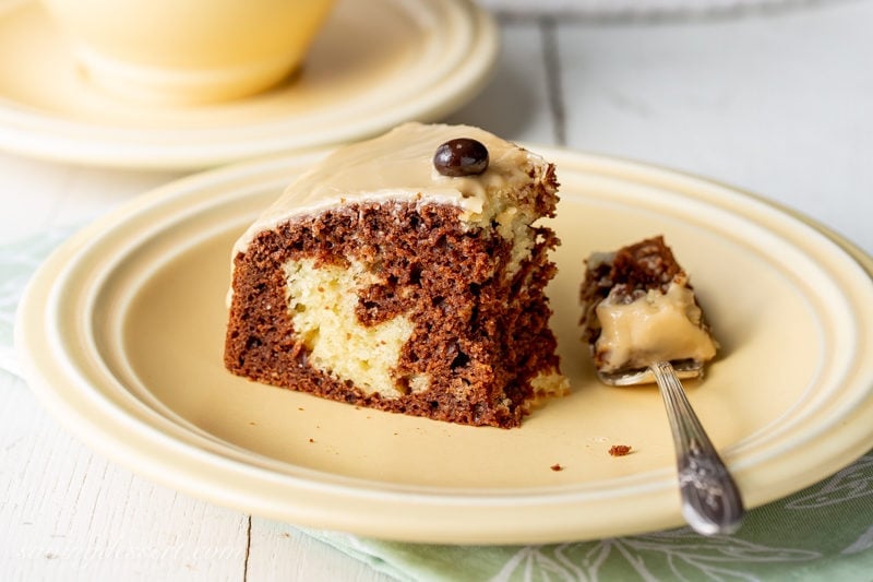 A slice of Irish Cream Breakfast Cake