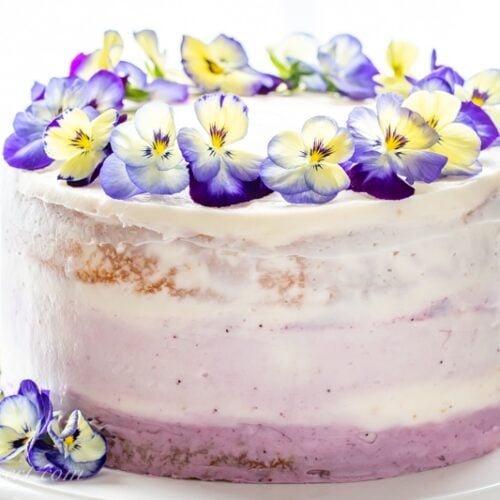 Lemon Blueberry Cake Saving Room For Dessert