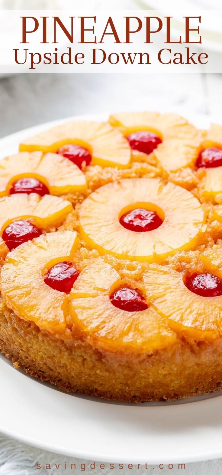 Down Cake Recipe amongst enough of pineapple flavour inwards both the topping as well as batter Pineapple Upside Down Cake Recipe
