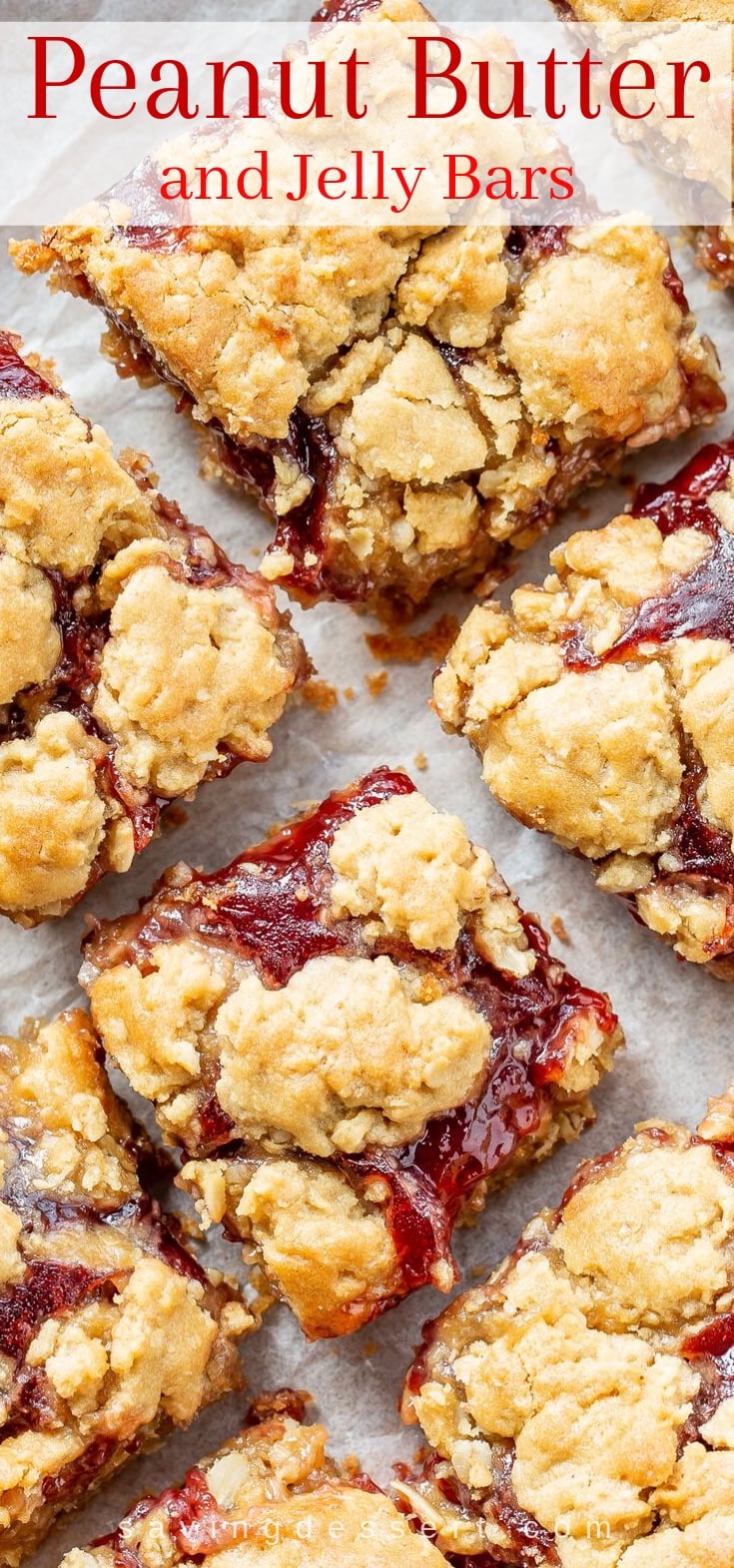 Utterly irresistible Peanut Butter as well as Jelly Bars Peanut Butter as well as Jelly Bars